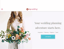 Tablet Screenshot of mywedding.com