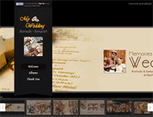 Tablet Screenshot of kumudu-sampath.mywedding.lk