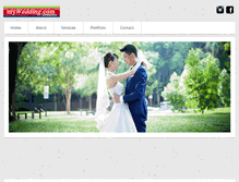 Tablet Screenshot of mywedding.com.sg